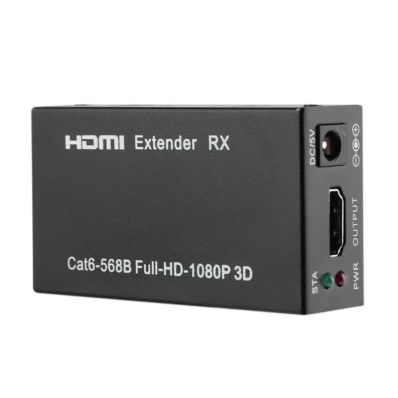 ALLOYSEED 3D 1080P беспроводной HDMI удлинитель Ethernet сетевой передатчик HDMI отправитель приемник для Cat5 CAT6 ТВ Поддержка 3D 1080P