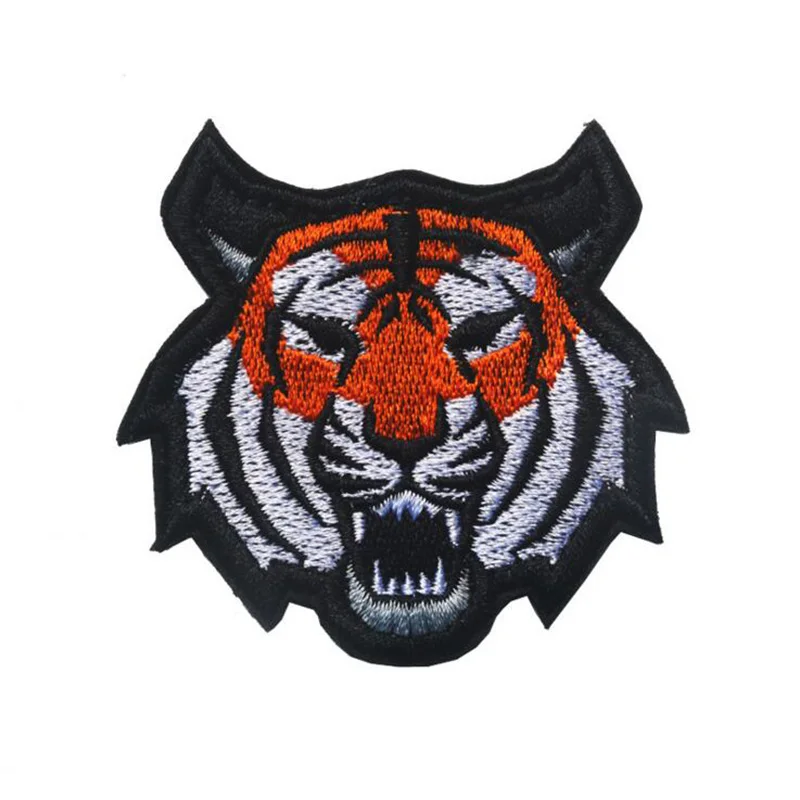 Новинка 2017 значок с изображением тигра военный тактическая нашивка вышитый