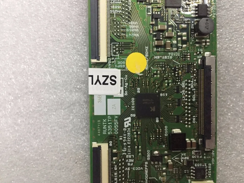 Плата питания для SZYLIJ 1 шт. RUNTK 5351TP ZZ ZA логическая плата 0055FV |