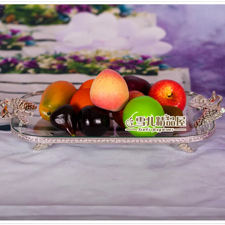 Новое оригинальное прозрачное стекло в европейском стиле барокко фруктовая