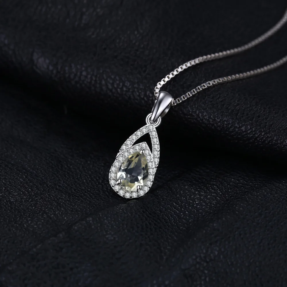 Jewelrypalace элегантный 0.9ct натуральный лимонный кварц Подвеска для девушку
