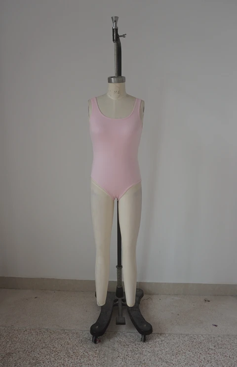 Балетное трико женское облегающее хлопковое платье балерины майка балетные боди