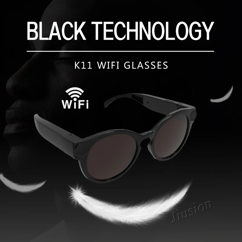 Смарт очки WiFi камера для IOS Android Full HD 1080 P, мини портативные спортивные солнцезащитные очки камера, микро видео регистратор видеокамера
