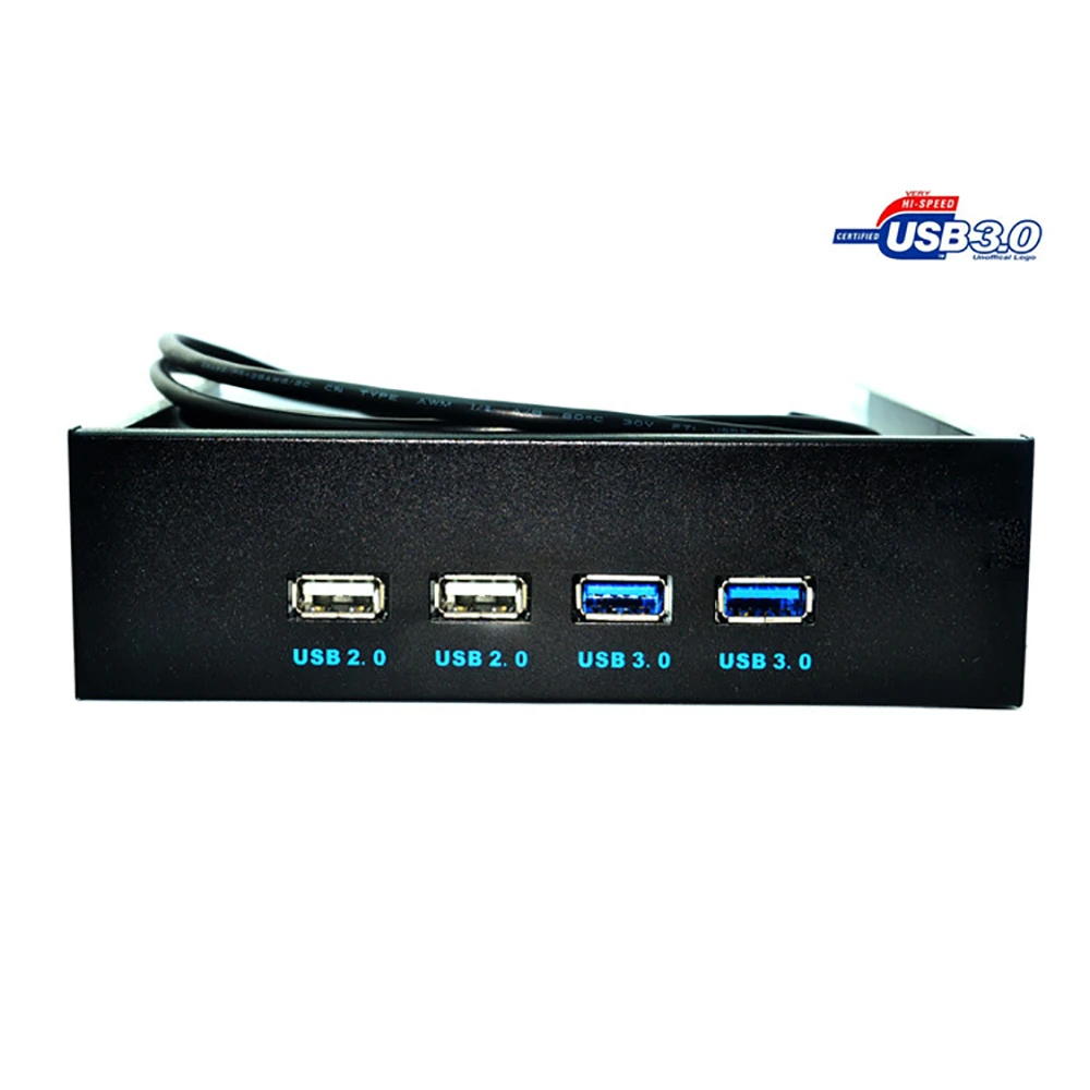 AEROFARA 4 порта USB 2 0 3 Передняя панель USB3.0 концентратор сплиттер внутренний