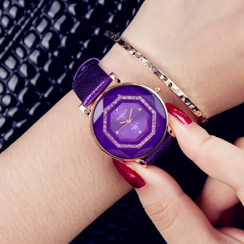 Новые 2019 наручные часы для женщин Дамская мода повседневное кварцевые женские