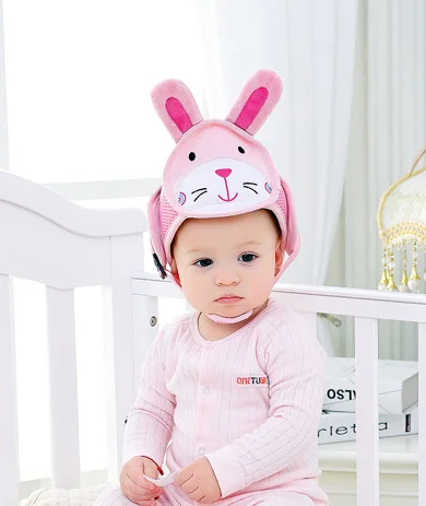 Rabbit protect hat Детский защитный шлем для мальчиков и девочек, защищающий от столкновений, защитный шлем для младенцев, для безопасности и защиты, мягкая шапка для прогулок, Детская кепка - Цвет: Rabbit protect hat