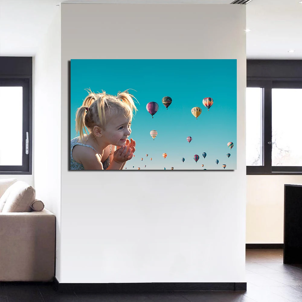 Cute Blonde Girl Posters Canvas Prints Unframed Paintings Wall Art Picture for Living Room | Дом и сад