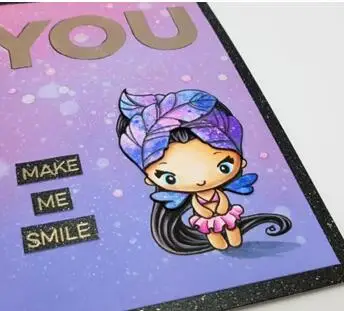 Красивая девушка прозрачная силиконовая печать DIY Скрапбукинг Фотоальбом