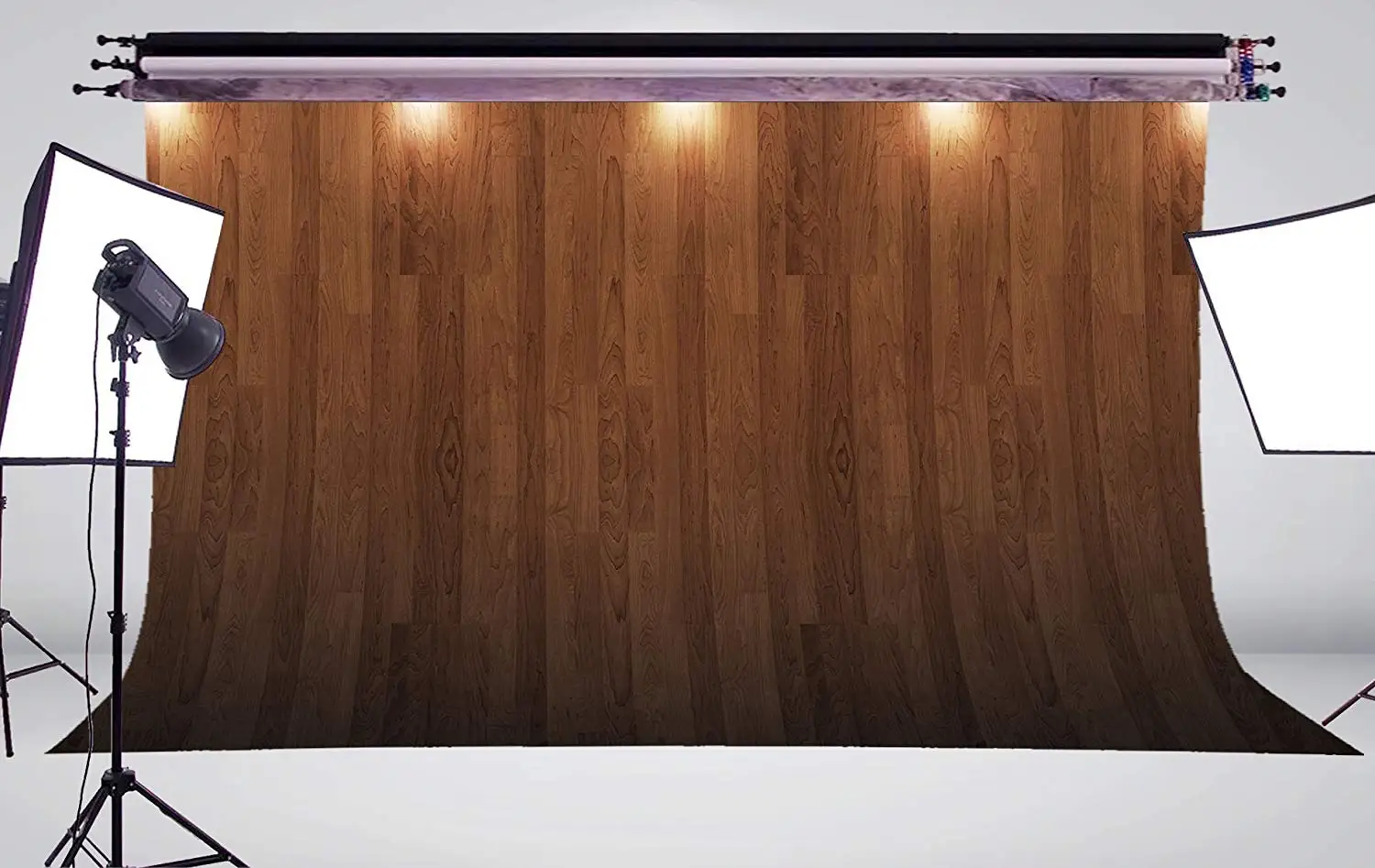 5x7ft яркий с изображением деревянного пола и снимок фон для фото видео студии