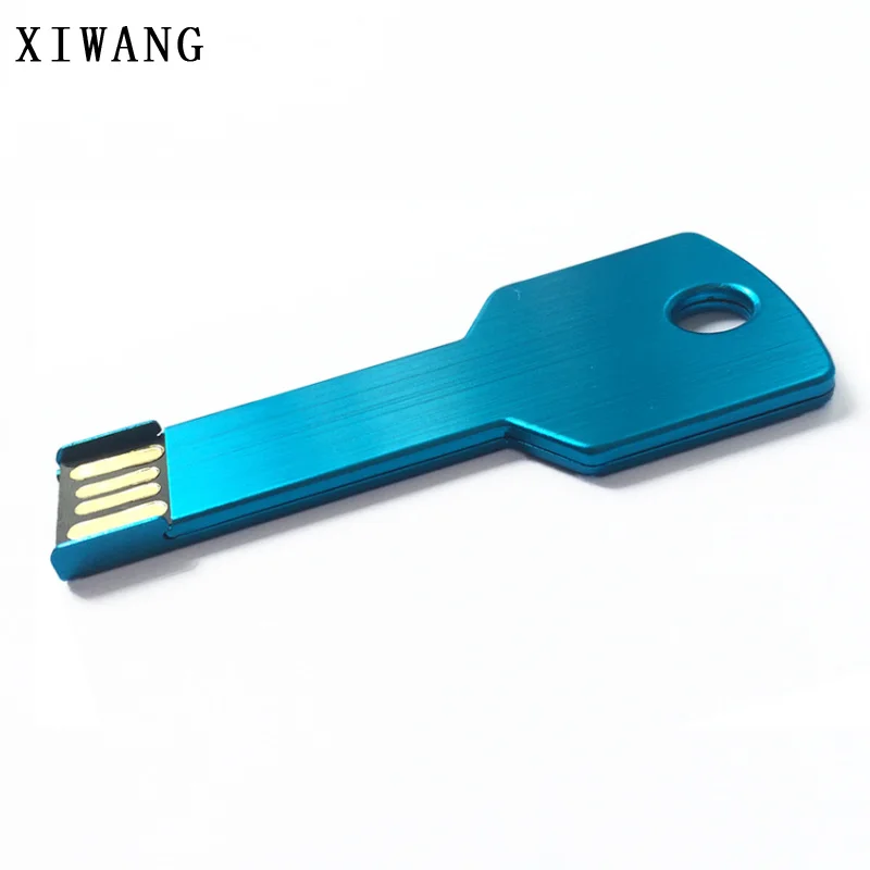Usb флеш-накопитель 16 Гб в форме ключа, флеш-накопитель 32 ГБ, Водонепроницаемая usb флешка 2,0, металлическая ручка-накопитель 64 ГБ, браслет 4 ГБ 8 ГБ 128 ГБ, Подарочный логотип