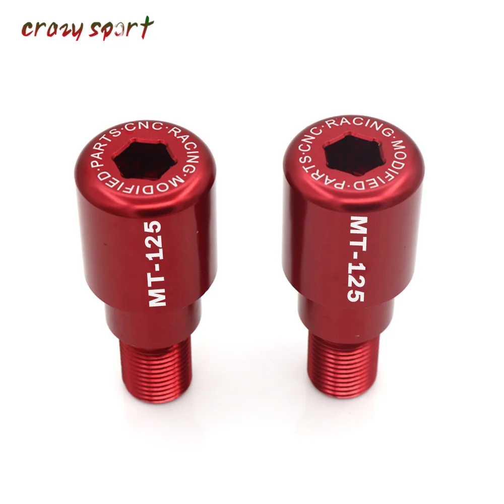 

Handlebar Grip Bar Ends Slider For YAMAHA MT125 MT 125 MT-125 2014-2017 2016 Motorcycle Accessories CNC