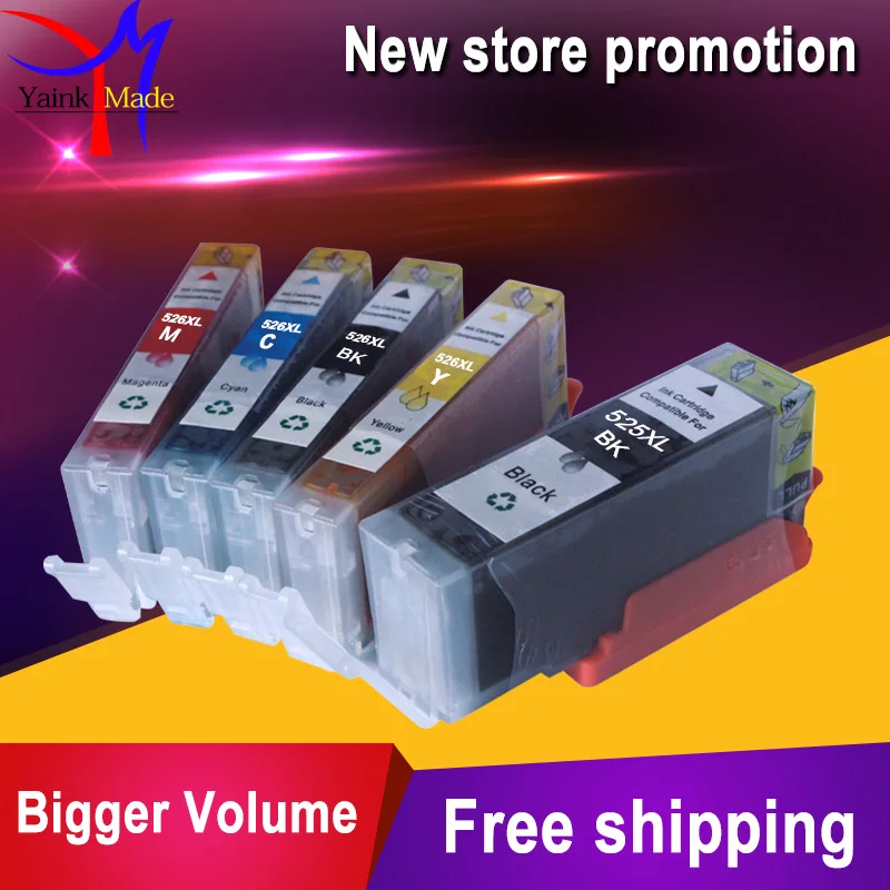 Чернильные картриджи совместимые с принтером Canon iP4850 iP4950 iX6550 MG5150 MG5250 MG6150 MG8150 MX885
