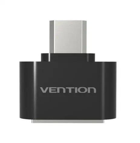 black VENTION Fun mini Micro USB OTG Hug конвертер камера планшет MP3 OTG кабель адаптер для samsung Galaxy S3 S4 sony LG Microusb OTG - Цвет: black