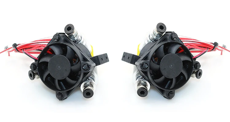 Экструдер полный комплект Lite6 Латунное многоцветное сопло 3 в 1 OUT 0 4 мм для 75 нити