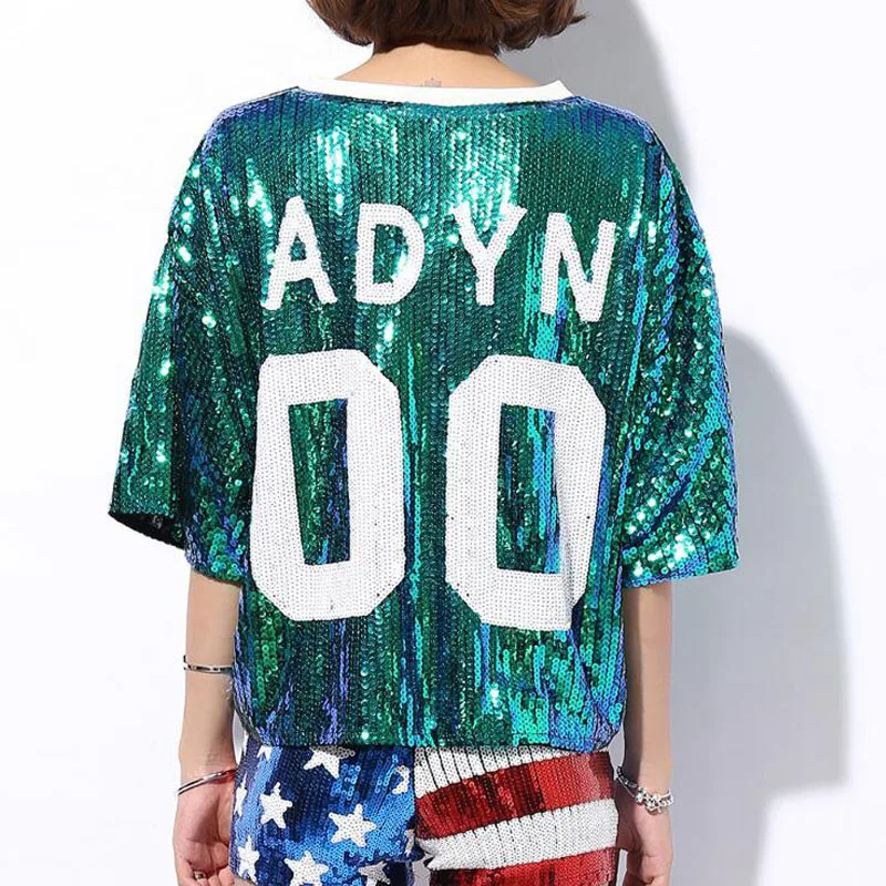 Женские топы с блестками в стиле хип хоп одежда для бальных танцев танцевальная