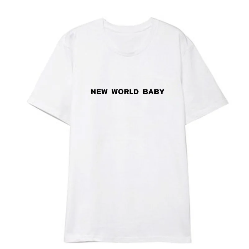 EXO Kpop BaekHyun уличная свободная футболка женская хлопковая Футболка Harajuku