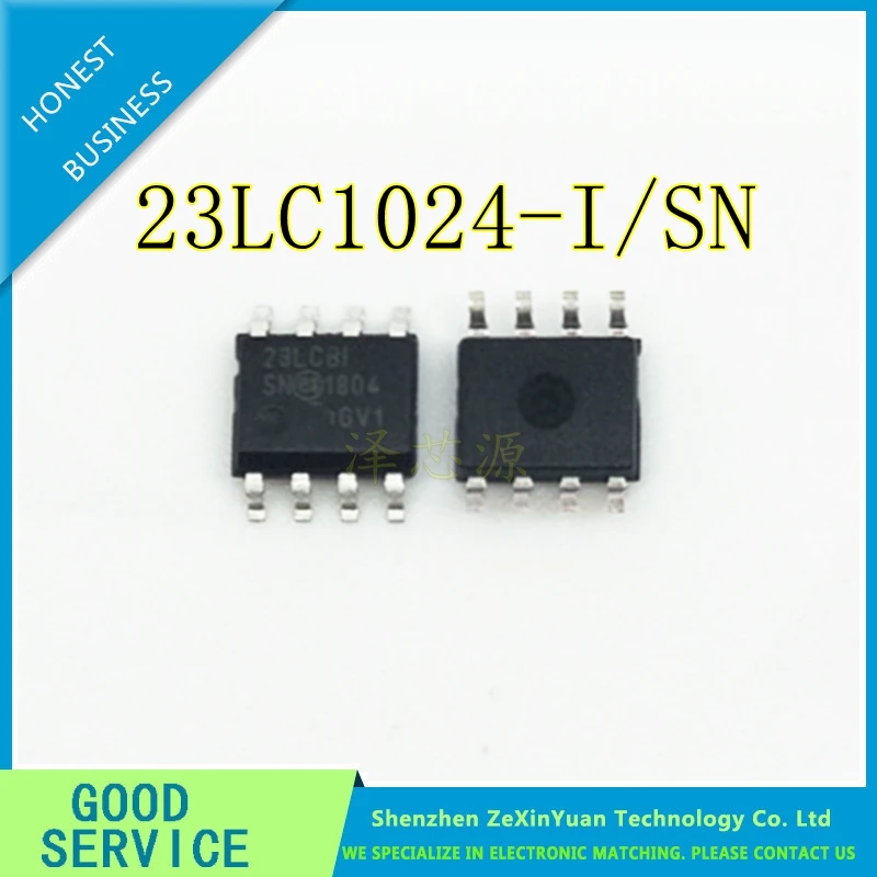 

5 шт./лот 23LC1024-I/SN SOP-8 23LC1024 SOP8 23LCBI SOP 23LCBI/SN 23LCB1