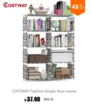 COSTWAY книжная полка для хранения книг детская книжная стойка книжный шкаф для домашней мебели Boekenkast Librero estanteria kitaplik