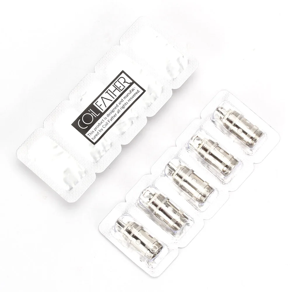 Катушка отец 5 шт. Q Subohm Сменная Головка Катушки 0.3ohm 0.5ohm для катушки EC iJust 2/Melo 2/Melo 3 мини распылитель электронная сигарета
