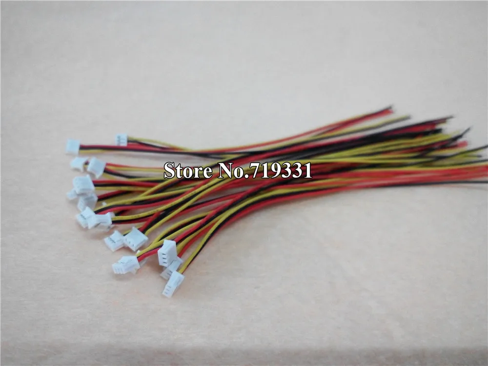 1000 пар Micro JST 1 25 3 контактный Мужской соединитель разъем w. Провод|connector pack|connector