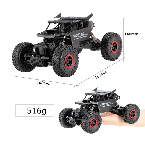 Flytec 9118 1/18 сплав корпус гусеничный RC машина Багги дистанционный Автомобиль 2,4G 4WD высокая скорость грузовик скалолазание автомобиль игрушки для детей
