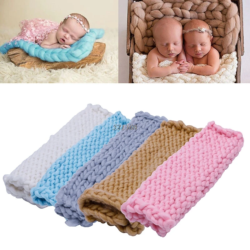 2020 Новая мягкая вязаная крючком шерстяная корзина теплая обертка для