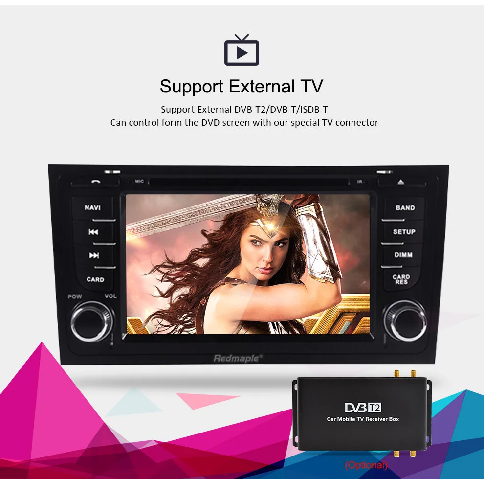 Авторадио 4G RAM Android 8 0 Автомобильный DVD плеер для AUDI A6 S6 RS6 1997 + стерео 2 Din аудио радио