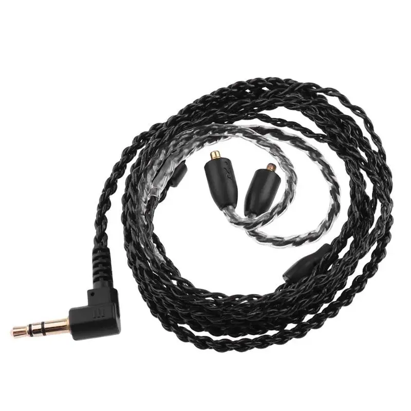 Для 4 Core MMCX кабель L изгиб 1 м/3.6ft для Shure SE535 SE846 UE900 | Электроника