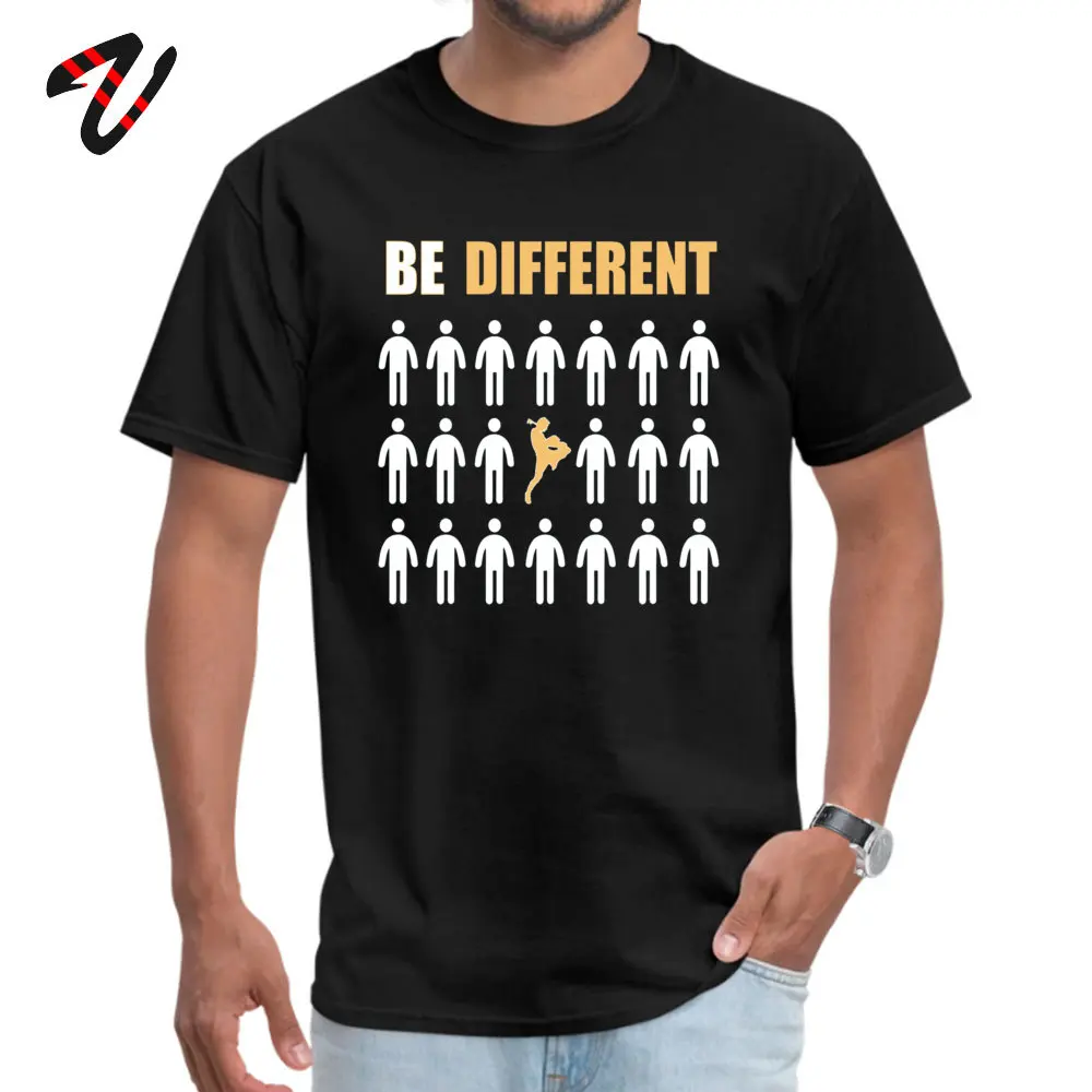 Летние футболки для мужчин Muay Thai футболка Be Different Мотивационная Terror День