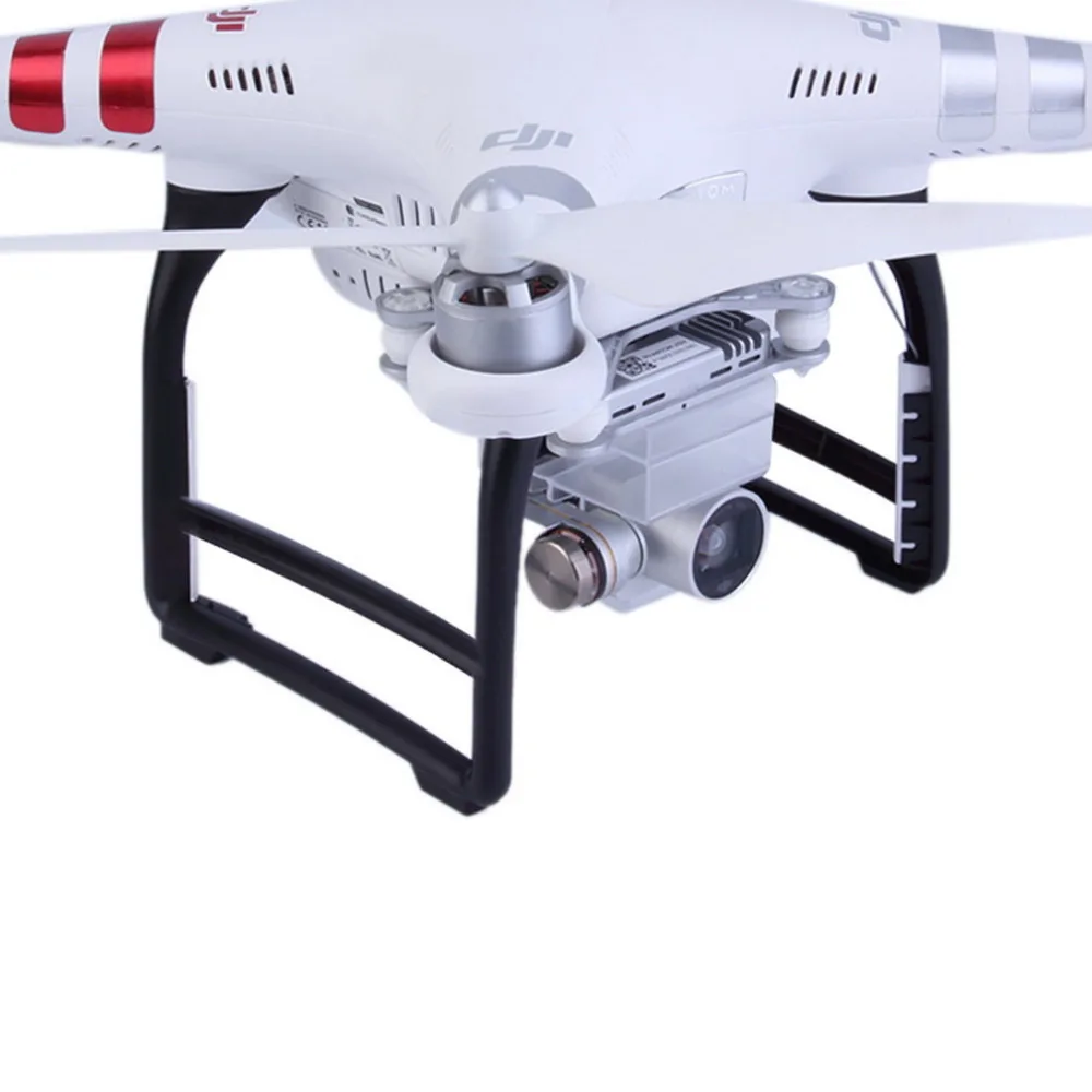 Запчасти для дрона DJI Phantom 3 Стандартный карданный кабель для камеры рыскания рулонный кронштейн резиновые шары амортизатор карданный чехол - Цвет: Heightening legs BK