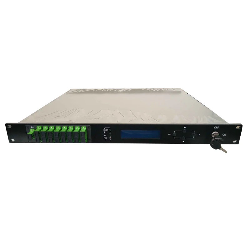 ZHWCOMM 2U CATV WDM 1550 нм 32 порта 16/18/20 оптический усилитель FTTH SC волоконный порт