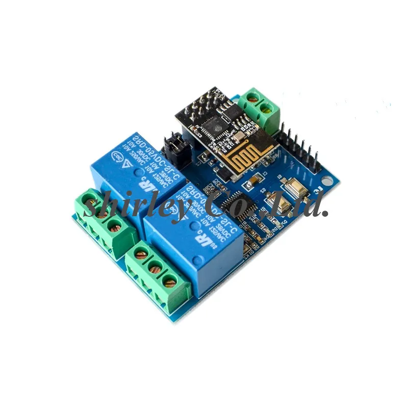 Релейный модуль ESP8266 IOT 5 В двухканальный контроллер приложения для автоматизации