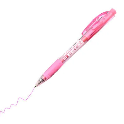Pink 1Pc Stabilo Выдвижная шариковая ручка 308 тонкая гелевая чернильная Ручка-роллер 0,5 мм немецкий черный/синий/красный/зеленый/фиолетовый/розовый цвет - Цвет: Pink 1Pc