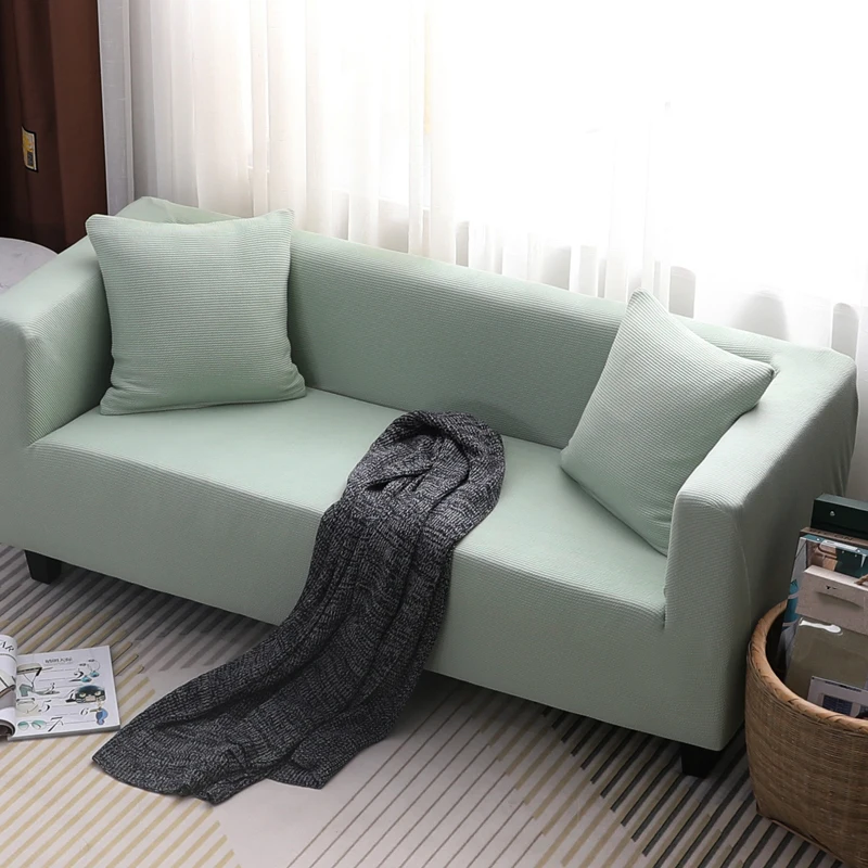 Полиэфирный защитный чехол растягивающийся четырехсезонный для дивана все