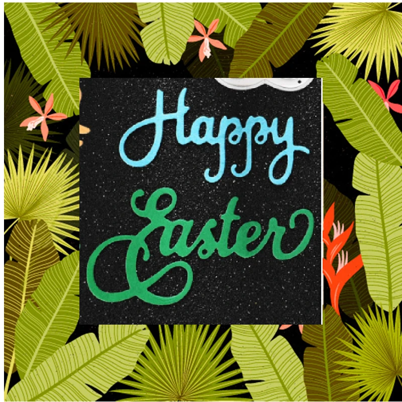 Happy Easter металлическая резка для скрапбукинга Новинка 2019 Сделай Сам альбом