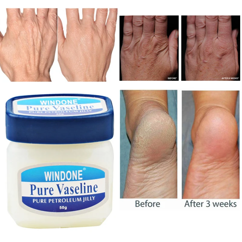 Крем для рук Vaseline Pure Petroleum крем защиты кожи ног увлажняющий против трещин 50