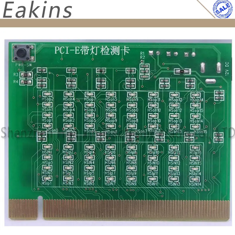 Карта PCI-E 16X 8X 4X PCI Express тестер для измерения силы тела короткий или открытый с