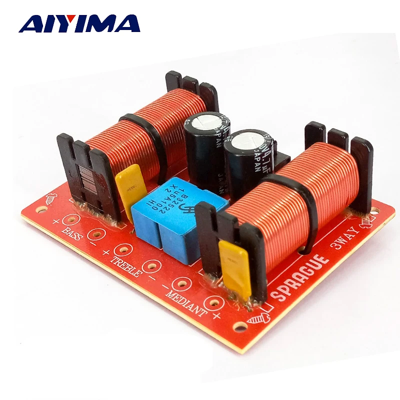 Aiyima Новый 2 предмета Multi Динамик 3 устройство аудио делитель частоты Way фильтры