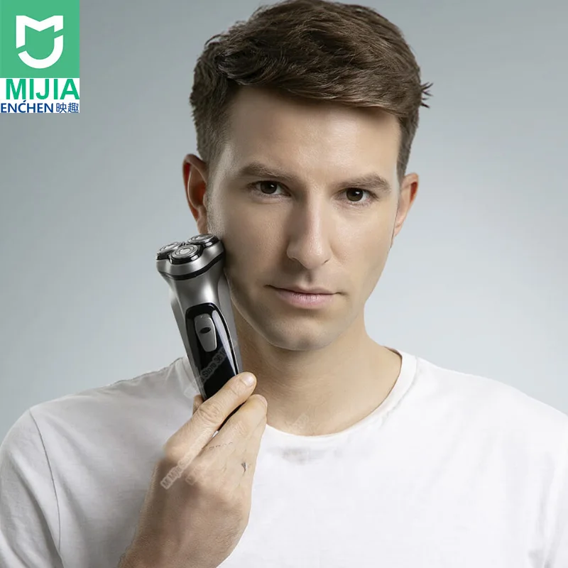 Xiaomi Youpin Enchen черная каменная 3D электробритва умное управление блокирующая защита моющаяся бритва type-C перезаряжаемая Мужская