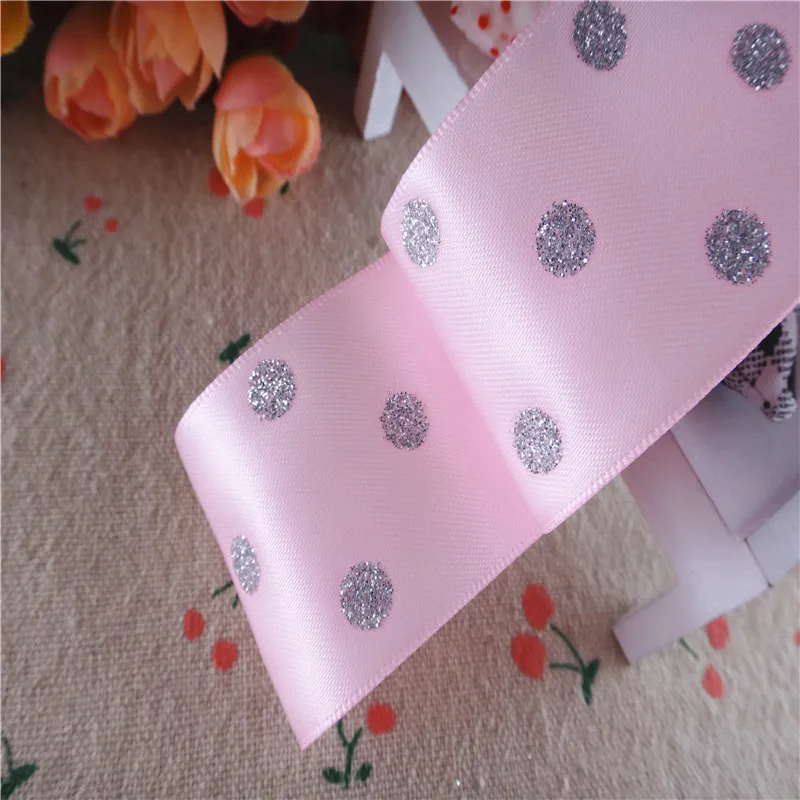 Лента для бантов ручной работы MD18021001 1 1/2 дюйма 38 мм 10 ярдов|satin ribbon|ribbon diyprinted satin