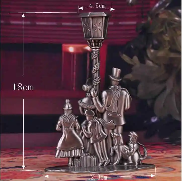 Европейский Винтажный H18cm семейный канделябр подсвечники свадебные украшения металлический подсвечник для украшения дома ZT138