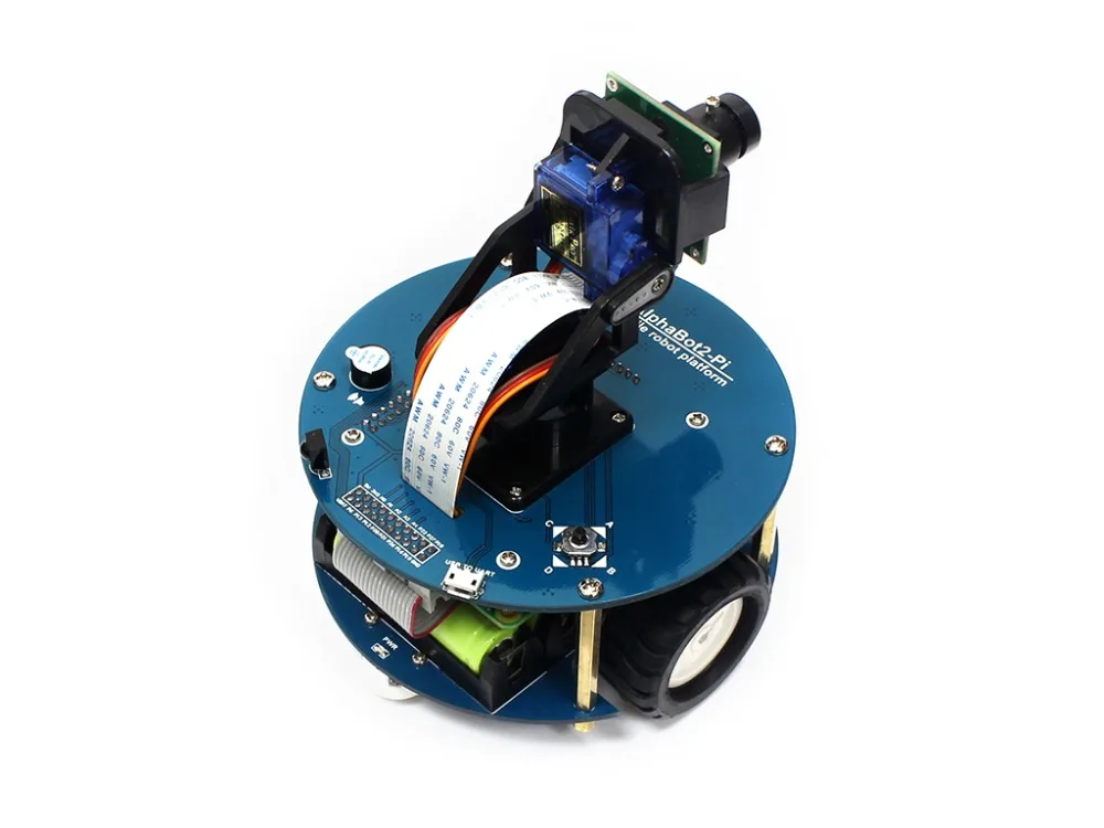 AlphaBot2 robot building kit: Новинка 2018 года оригинальный комплект с камерой RPi (B) картой Micro SD