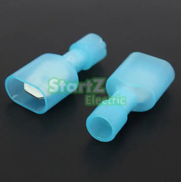 100 шт. синие быстроразъемные клеммы для проводов и Штекерный соединитель 2 5-4 0 мм