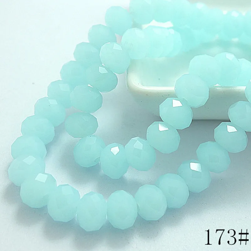 Wholesale 40pcs Crystal Glass Rondelle Faceted Loose Spacer Beads DIY 8x6mm | Украшения и аксессуары