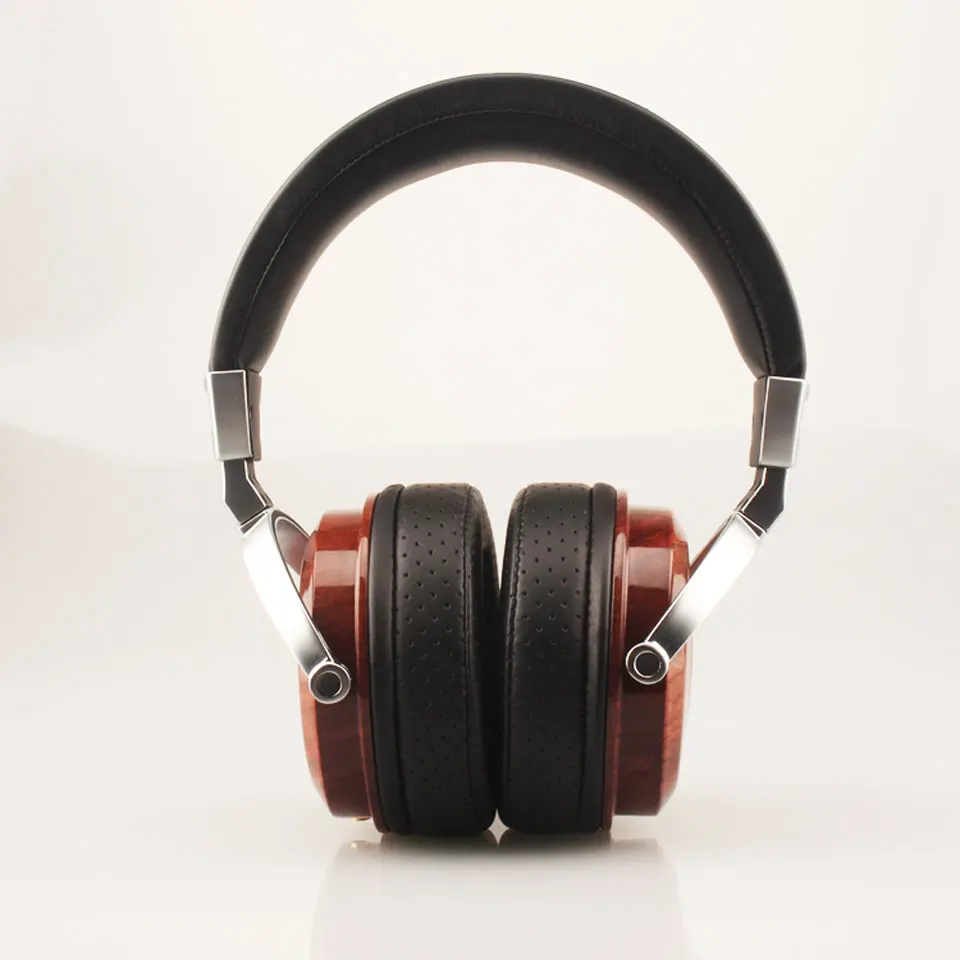 BLON BOSSHIFI B7 деревянные наушники гарнитура DJ металлические Hifi стерео Открытый