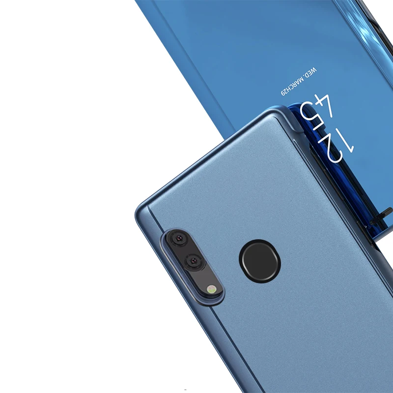 Чехол с покрытием для Samsung Galaxy M30 M 30 M20 M10 зеркальный флип-чехол подставкой A10 A20 A30 A40