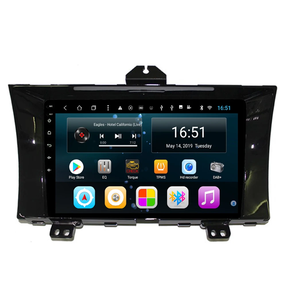 Автомобильный HD 1080P MP3 MP4 музыкальный плеер GPS Видео Радио разрешение мульти тач