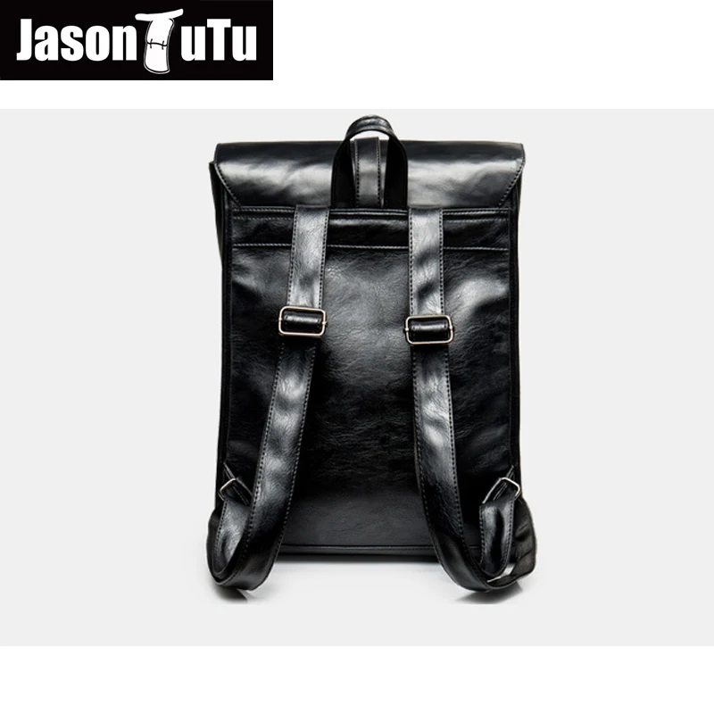Джейсон пачка Для мужчин рюкзаки из искусственной кожи Школьные сумки для