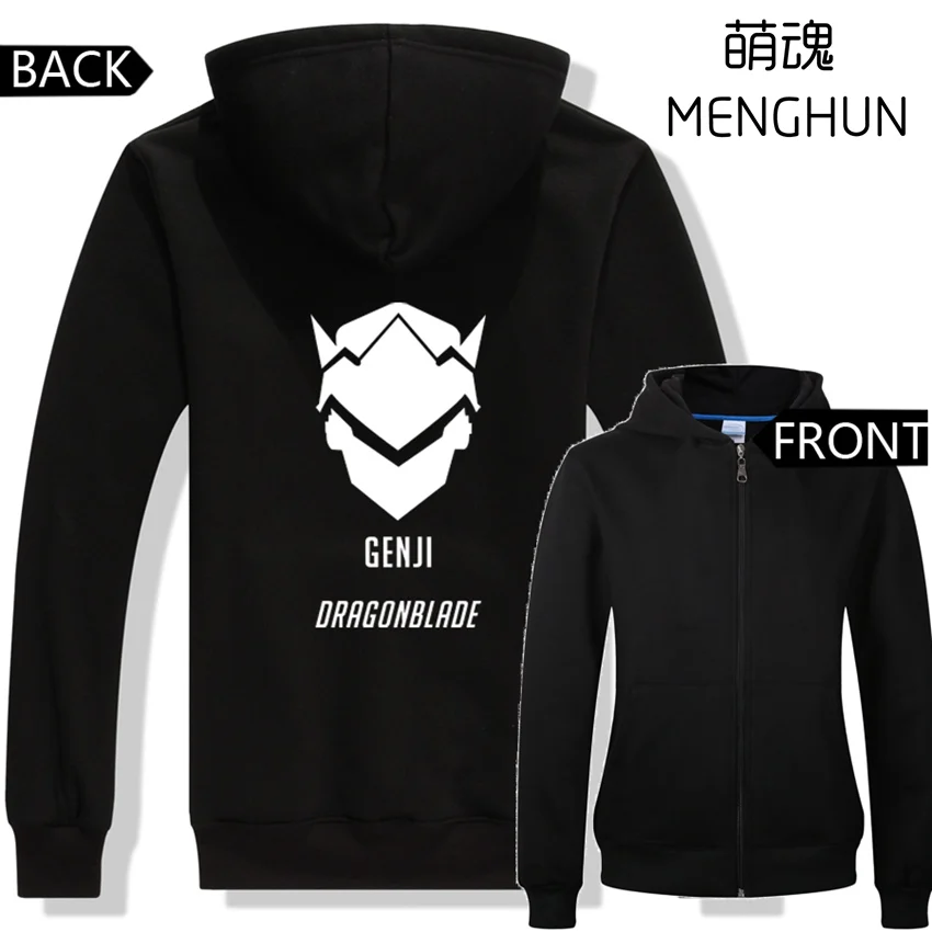 

game hot costume warm AUTUMN WINTER game hoodie GENJI hoodie the dragon blade printing game hoodies AC239