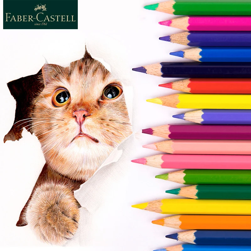 Набор цветных карандашей Faber Castell 12/24/36/48/60/72 водорастворимые цветные карандаши
